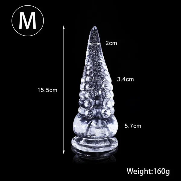 Transparent Soft Dildo Octopus Tentacles Big Anal Plug - Image 7