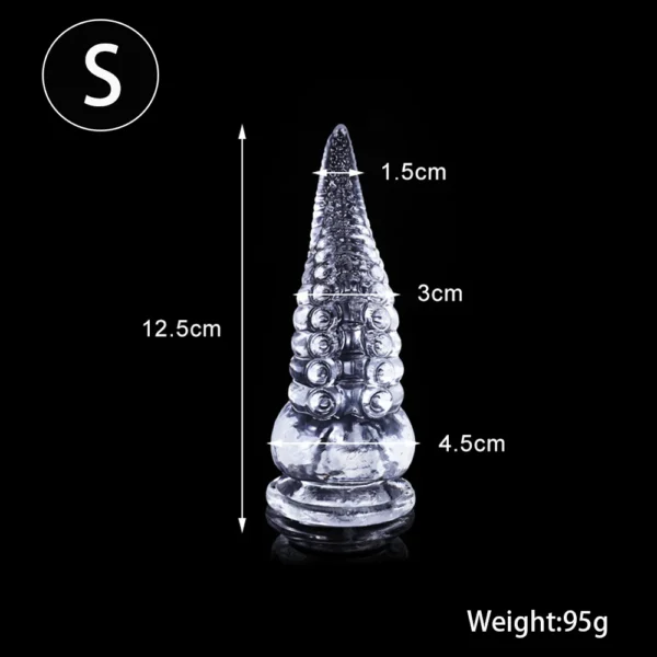 Transparent Soft Dildo Octopus Tentacles Big Anal Plug - Image 8