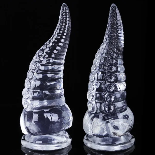 Transparent Soft Dildo Octopus Tentacles Big Anal Plug